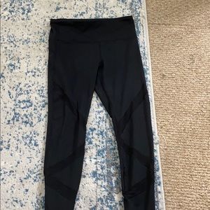 GapFit workout leggings with mesh detailing